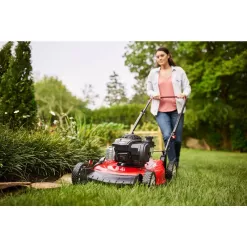 Troy-Bilt TB105B 21 in. 140 cc Briggs and Stratton Gas Walk Behind Push Lawn Mower with Mulching Kit Included