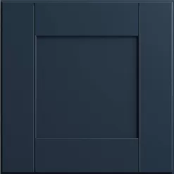 MILL'S PRIDE Richmond Valencia Blue Plywood Shaker Ready to Assemble Base Kitchen Cabinet Soft Close 36 in W x 24 in D x 34.5 in H