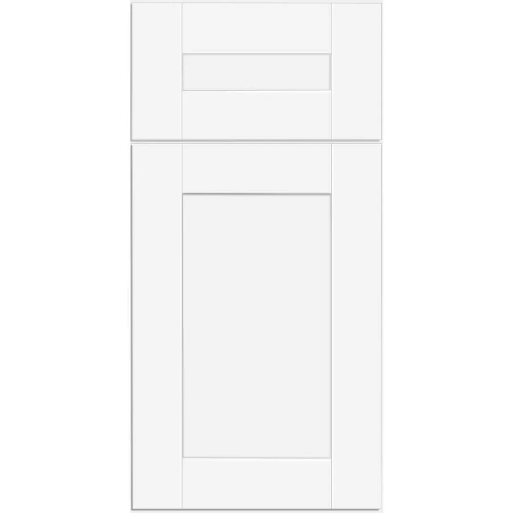 Contractor Express Cabinets Arlington Vesper White Plywood Shaker Stock Assembled Drawer Base Kitchen Cabinet Sft Cls 24 in W x 24 in D x 34.5 in H