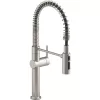 KOHLER Crue Semi-Professional Single-Handle Pull-Down Sprayer Kitchen Faucet in Vibrant Stainless