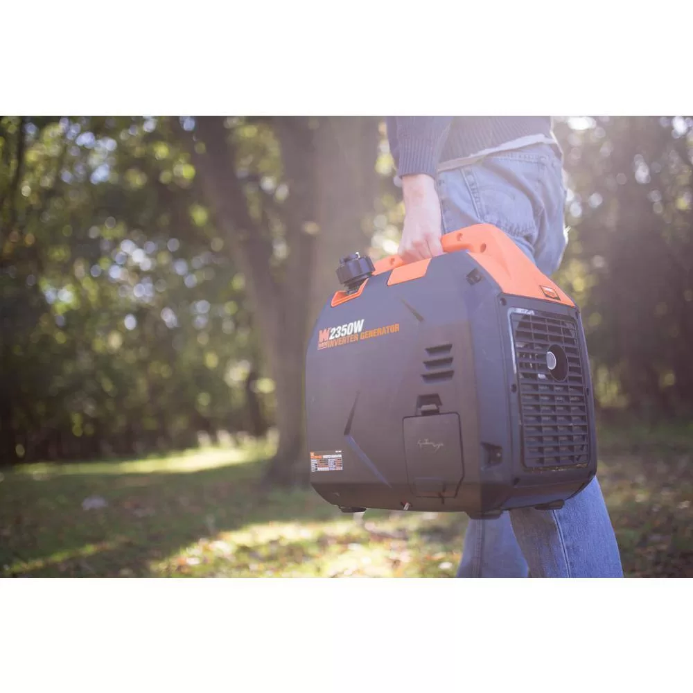 WEN 56235iX Super Quiet 2350/1900-Watt Gas-Powered Lightweight Portable Inverter Generator with Fuel Shut Off and CO Watchdog