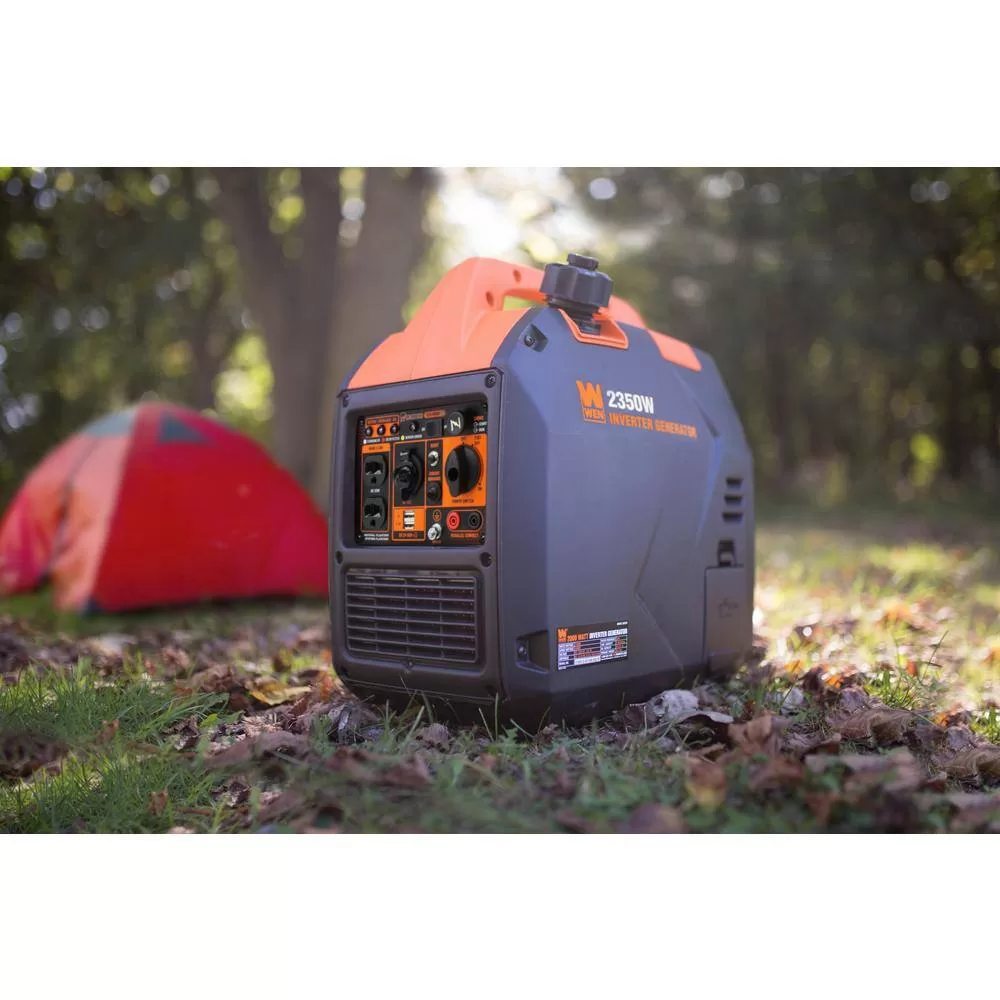 WEN 56235iX Super Quiet 2350/1900-Watt Gas-Powered Lightweight Portable Inverter Generator with Fuel Shut Off and CO Watchdog
