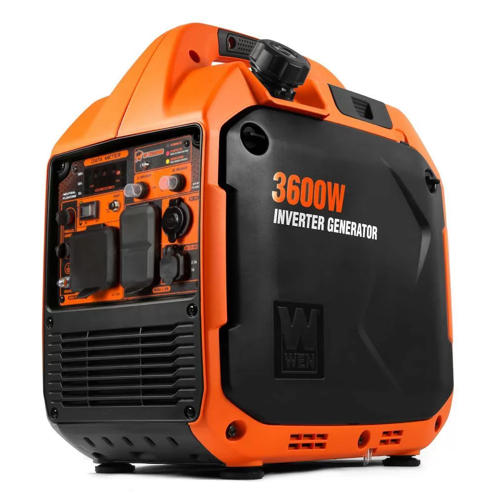 WEN 56360iX Super Quiet 3600/2900-Watt Lightweight RV-Ready Portable Inverter Generator with Fuel Shut Off and CO Watchdog