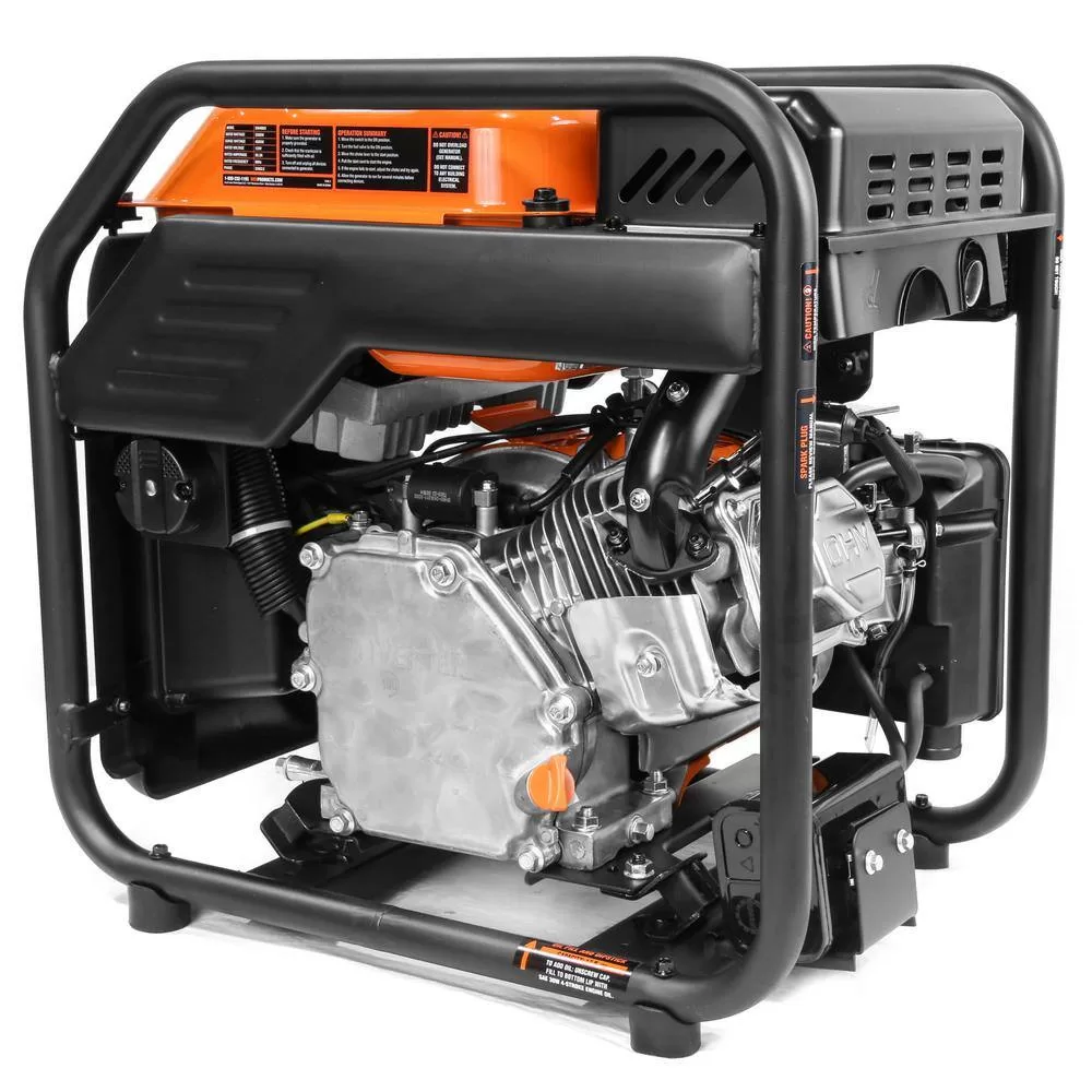 WEN GN400iX 4000/3500-Watt RV-Ready Gasoline Powered Open Frame Inverter Generator with CO Watchdog