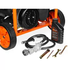 WEN DF430X 4375/3500-Watt Dual Fuel Portable Generator with Wheel Kit and CO Watchdog
