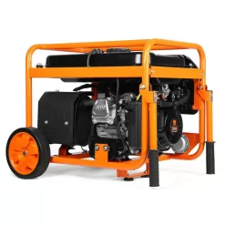 WEN DF430X 4375/3500-Watt Dual Fuel Portable Generator with Wheel Kit and CO Watchdog