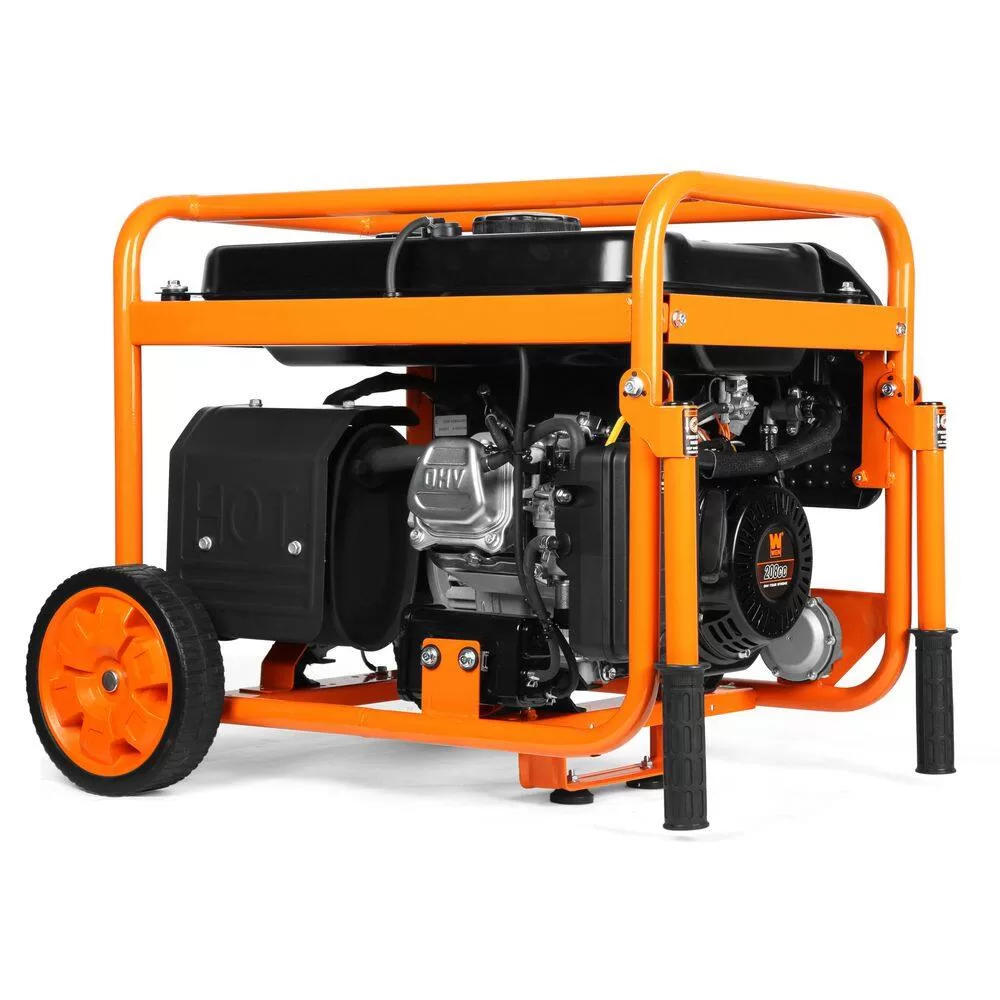 WEN DF430X 4375/3500-Watt Dual Fuel Portable Generator with Wheel Kit and CO Watchdog