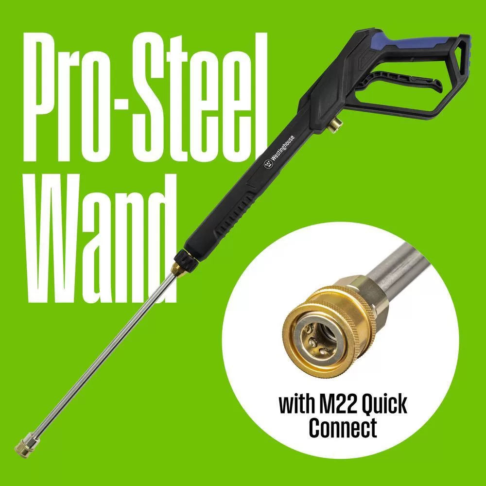 Westinghouse 3200 PSI 1.76 GPM 13 Amp Cold Water Electric Powered Pressure Washer with Turbo Nozzle and 5 Quick Connect Tips