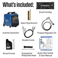 Westinghouse iGen4000DFc 4,000-Watt Gas and Propane Powered Portable Inverter Generator with Remote Electric Start, LED Data Center