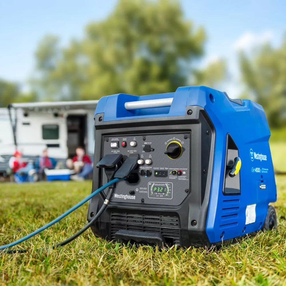 Westinghouse iGen4500cv 4,500-Watt Gas Powered Portable Inverter Generator with Recoil Start, LED Data Center