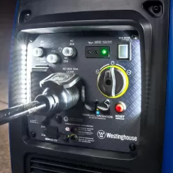 Westinghouse WH3700iXLTc 3,700-Watt Gas Powered Portable Inverter Generator with Recoil Start, LED Data Center, Quiet Technology