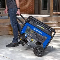 Westinghouse 6,500/5,300-Watt Dual Fuel Gas and Propane Powered Portable Generator with Digital Display, 30A 120/240V Outlet