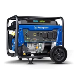 Westinghouse 6,500/5,300-Watt Dual Fuel Gas and Propane Powered Portable Generator with Digital Display, 30A 120/240V Outlet