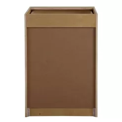 Hampton Bay Cambridge White Plywood Assembled Base Kitchen Cabinet with 3-Soft Close Drawers (24 in. W x 24.5 in. D x 34.5 in. H)