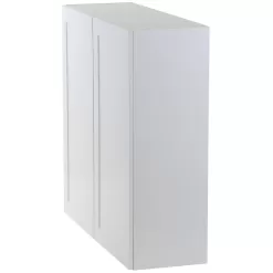 Hampton Bay Cambridge White Shaker Assembled Wall Cabinet with 2 Soft Close Doors (36 in. W x 12.5 in D x 36 in. H)