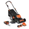 YARD FORCE 60-Volt Cordless Lithium-Ion Mower Chainsaw 4.0 mAh Battery, 2.5 mAh Battery and Charger Combo Kit (5-Tool)