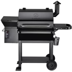 Z GRILLS ZPG-10002B 1060 sq. in. Wood Pellet Grill and Smoker PID 2.0 in Black
