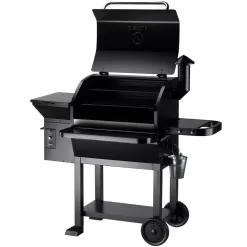 Z GRILLS ZPG-10002B 1060 sq. in. Wood Pellet Grill and Smoker PID 2.0 in Black
