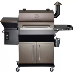 Z GRILLS ZPG-1000D 1060 sq. in. Pellet Grill and Smoker with cabinet storage, Bronze
