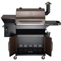 Z GRILLS ZPG-1000D 1060 sq. in. Pellet Grill and Smoker with cabinet storage, Bronze