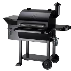 Z GRILLS ZPG-10002B 1060 sq. in. Wood Pellet Grill and Smoker PID 2.0 in Black