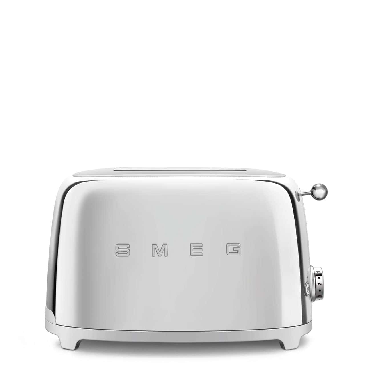 SMEG 50's Retro Style Aesthetic 2 Slice Toaster - Chrome