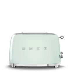 SMEG 50's Retro Style Aesthetic 2 Slice Toaster - Pastel Green