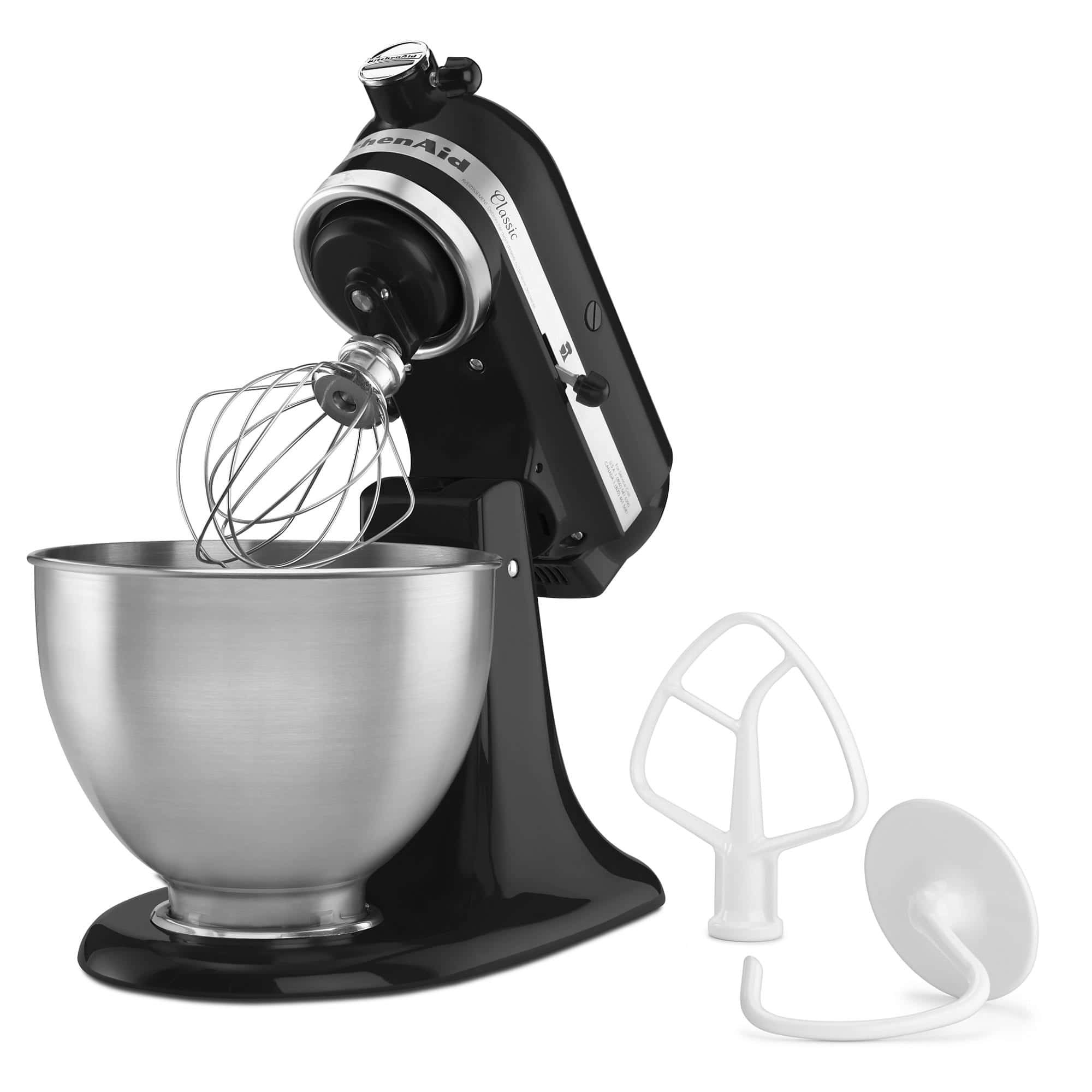 KitchenAid Classic Stand Mixer 4.5-Quart 10-Speed Black Residential Stand Mixer