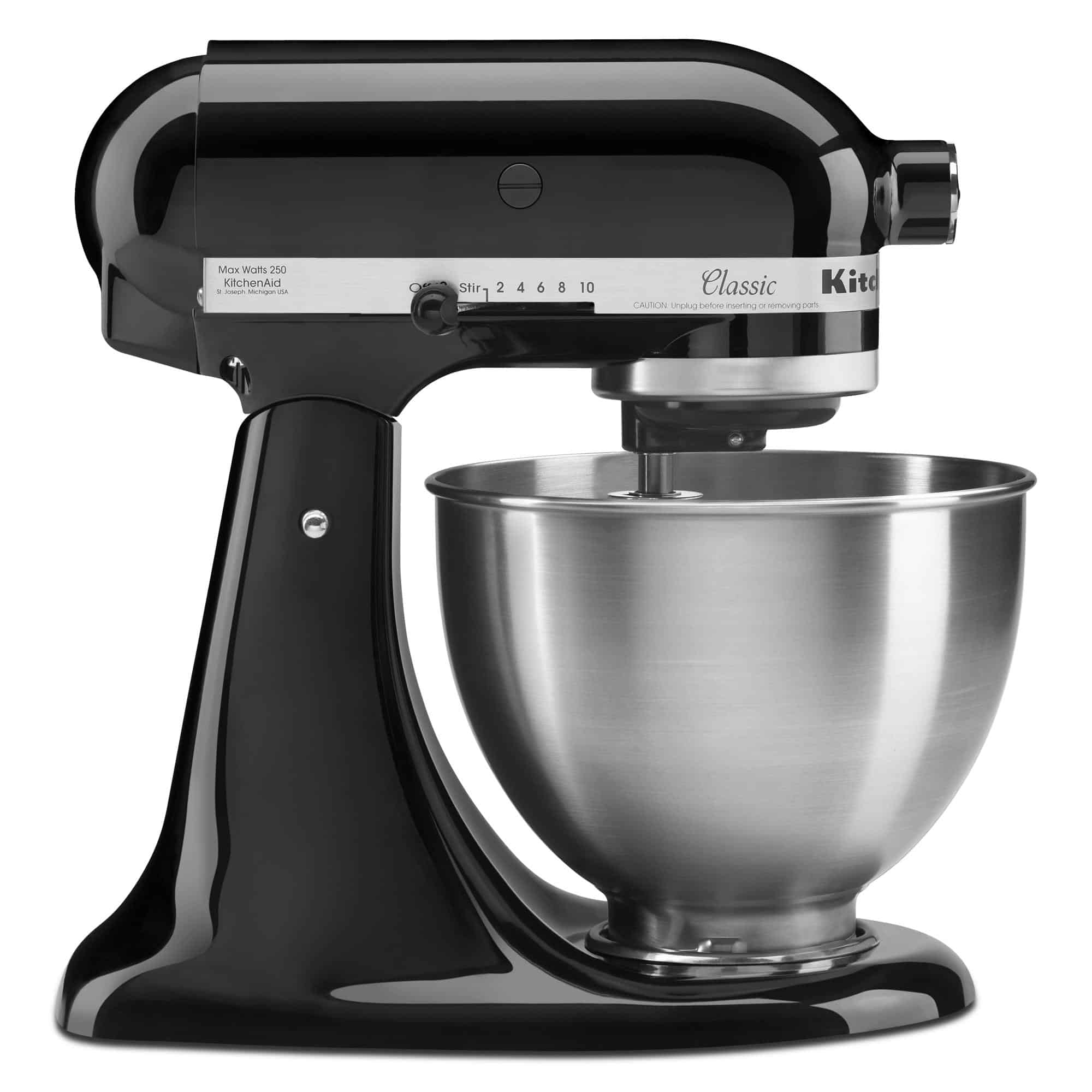 KitchenAid Classic Stand Mixer 4.5-Quart 10-Speed Black Residential Stand Mixer