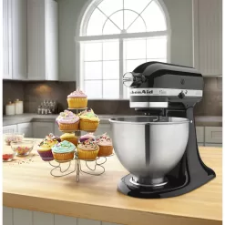 KitchenAid Classic Stand Mixer 4.5-Quart 10-Speed Black Residential Stand Mixer