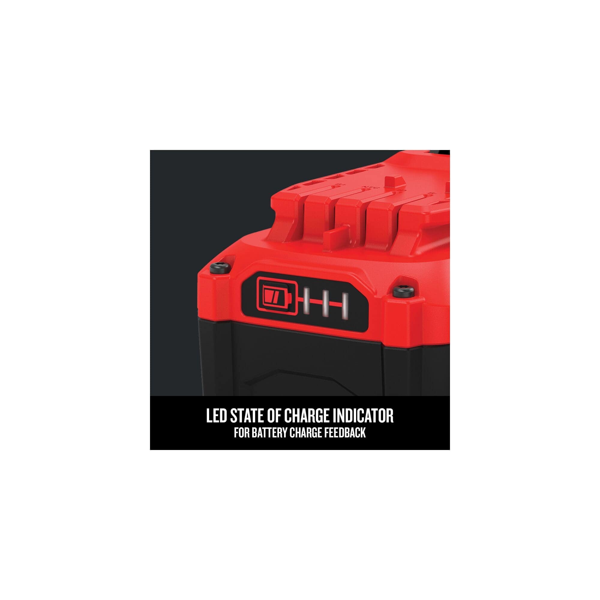 Craftsman V20 Battery and Charger, for Power Tool Kits and Outdoor Tools, 4.0 Ah, Lithium Ion Battery (CMCB204-CK)