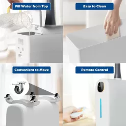 Humidifiers for Large Room Home, 6.6Gal/25L Large Humidifier Whole House Humidifier 3000 sq.ft
