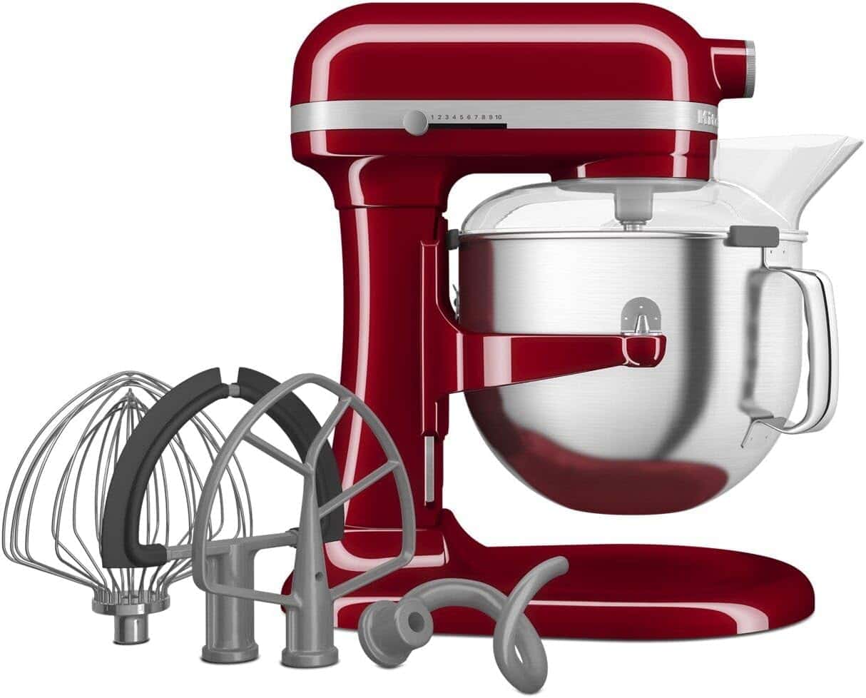KitchenAid 7 Quart Bowl-Lift Stand Mixer, Empire Red