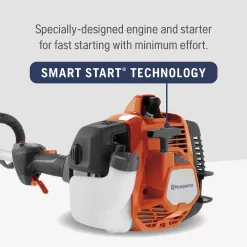 Husqvarna 330LK Gas String Trimmer, 28-cc 2-Cycle, 20-Inch Straight Shaft Gas Weed Eater with Rapid Replace Trimmer Head