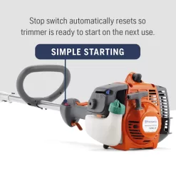 Husqvarna 128LD Gas String Trimmer, 28-cc 2-Cycle, 17-inch Straight Shaft Gas String Trimmer with Tap ‘n Go trimmer head