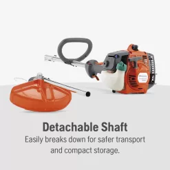 Husqvarna 128LD Gas String Trimmer, 28-cc 2-Cycle, 17-inch Straight Shaft Gas String Trimmer with Tap ‘n Go trimmer head