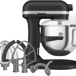 KitchenAid 7 Quart Bowl-Lift Stand Mixer, Cast Iron Black