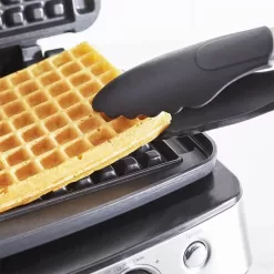 GreenPan Elite 2-Square Belgian & Classic Waffle Iron, Healthy Ceramic Nonstick Aluminum Dishwasher Safe Plates