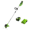 Greenworks 40V 12" Cordless String Trimmer, 2.0Ah Battery and Charger Included