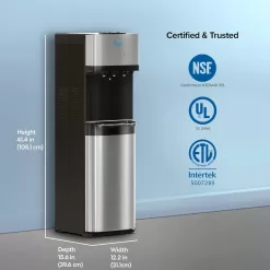 Brio Self Cleaning Bottom Loading Water Cooler Water Dispenser – Limited Edition - 3 Temperature Settings - Hot, Cold & Cool Water