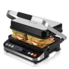 Taylor Swoden 10 in 1 Panini Press Sandwich Maker, 1600W Electric Indoor Grill with Non-Stick Double Sided Plates, Stainless Steel
