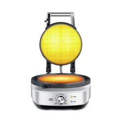 Breville No-Mess Classic Waffle Maker BWM520XL, Brushed Stainless Steel