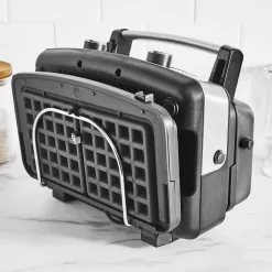 GreenPan Elite 2-Square Belgian & Classic Waffle Iron, Healthy Ceramic Nonstick Aluminum Dishwasher Safe Plates