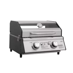 Monument Grills, Clearview 2 - Burner Portable Stainless Liquid Propane 15000 BTU Gas Grill
