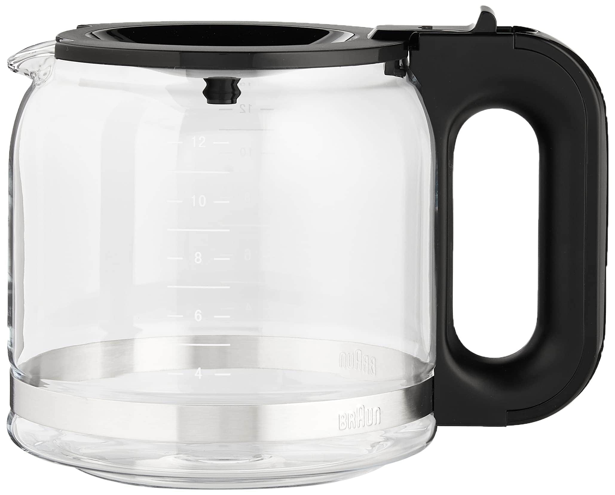 Braun BrewSense 12-Cup Drip Coffee Maker with Brew Strength Selector and Glass Carafe - Black