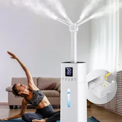 Honovos Humidifiers for Bedroom, 15L Wholehouse Humidifier for 2000 sq. ft, 600ml/h Cool Mist Humidifier