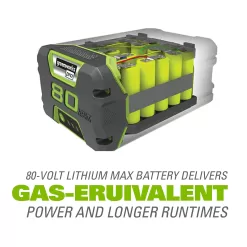 Greenworks 80V (180 MPH / 610 CFM / 75+ Compatible Tools) Cordless Brushless Backpack Blower, 2.5Ah Battery and Rapid Charger Included