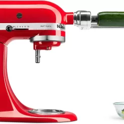 KitchenAid Artisan Series 5 Quart Tilt Head Stand Mixer with Pouring Shield KSM150PS, Passion Red