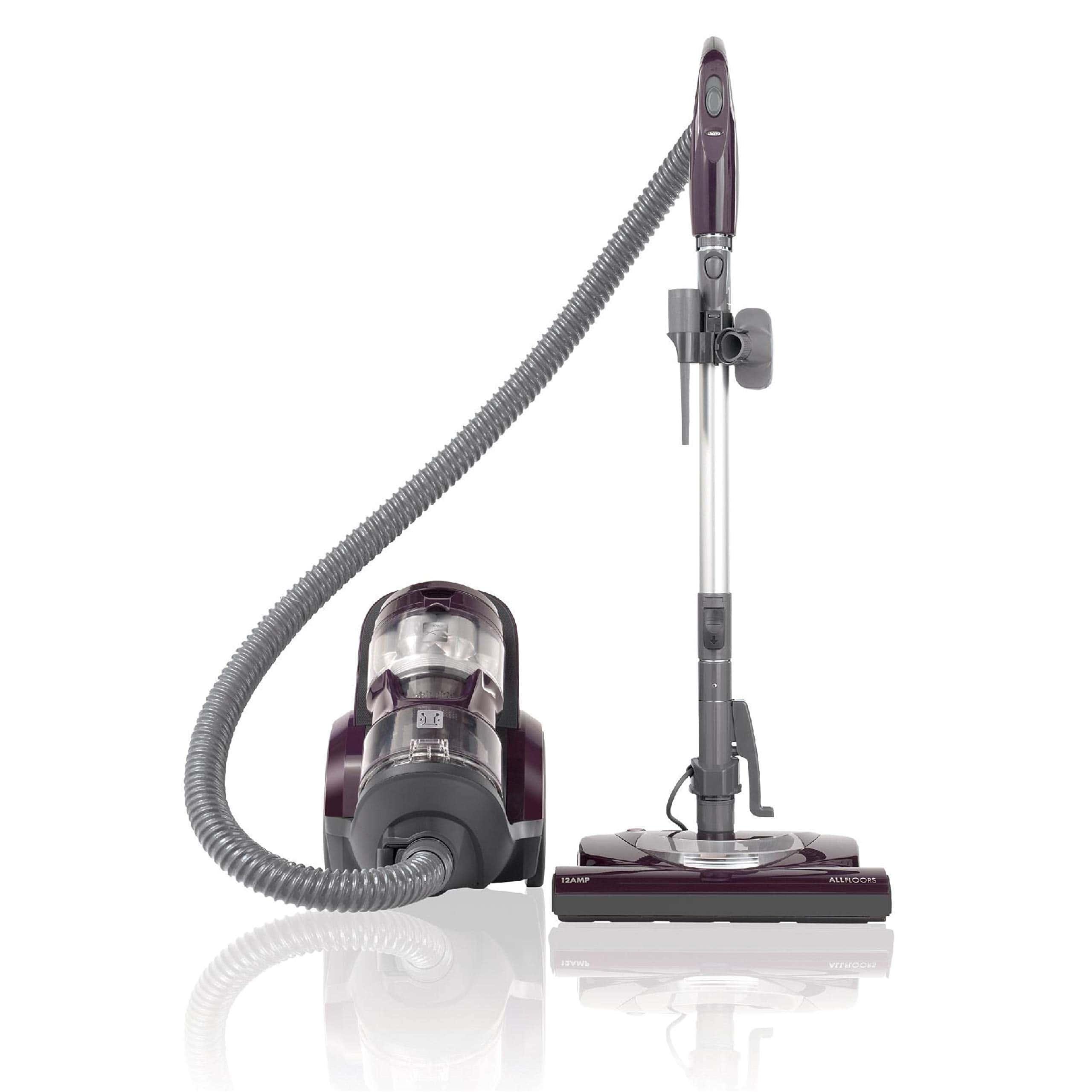 Kenmore Friendly Lightweight Bagless Compact Canister Vacuum, HEPA, Extended Telescoping Wand, Purple