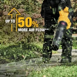 DEWALT FLEXVOLT 60V MAX* Blower, 125 MPH, 600 CFM (DCBL772X1)